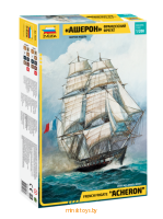 Французский фрегат "Ашерон" сборная модель корабля, Звезда 9034з
