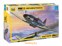 Советский истребитель МиГ-3, сборная модель самолёта, Звезда 7204з - Minsktoys.by