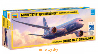 Сборная модель - Пассажирский авиалайнер Боинг 787-9 «Дримлайнер», Звезда 7021з