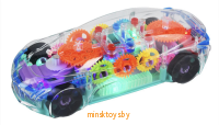 Прозрачная машинка для детей Concept Racing с шестеренками, YJ388-48 - Minsktoys.by