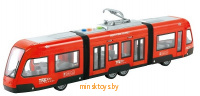 Трамвай с открывающимися дверями инерционный, игрушка, 1:16 WENYI, WY930A - Minsktoys.by