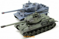 Танковый бой на радиоуправлении Т-34 и King Tiger, 1:24, Огневая мощь 99824