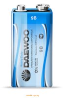 Батарейка Daewoo Heavy Duty 6F22 1SP (Крона)