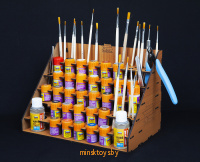 Органайзер моделиста - ПРЕМИУМ, подставка для красок, Звезда 1209з