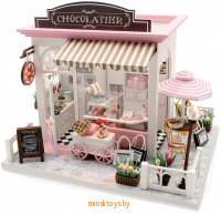 Конструктор интерьерный Румбокс - Шоколадница, с подсветкой, HOBBY DAY C007 - Minsktoys.by Конструктор интерьерный Румбокс - Шоколадница, с подсветкой, HOBBY DAY C007 - Minsktoys.by