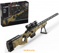 Конструктор игрушка - Снайперская винтовка AWM, 978 детали, CaDA C81053W - Minsktoys.by