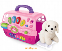 Щенок в музыкальной переноске с аксессуарами, звуковые и световые эффекты, 301A