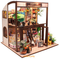 Интерьерный конструктор Румбокс - Кофейня, с подсветкой, HOBBY DAY M027 - Minsktoys.by Интерьерный конструктор Румбокс - Кофейня, с подсветкой, HOBBY DAY M027 - Minsktoys.by
