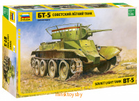 Советский лёгкий танк БТ-5, сборная модель, Звезда 3507з - Minsktoys.by