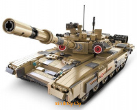 Конструктор радиоуправляемый - Тяжелый Танк T90, 1722 деталей, CaDa Technic C61003W