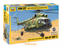 Сборная модель - Советский многоцелевой вертолёт Ми-8Т, Звезда 7230з - Minsktoys.by