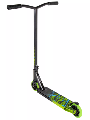 Трюковой самокат Duker 202 black/green,Tech Team 040147