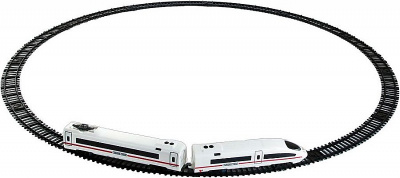 Железная дорога - Скоростной поезд, Голубая стрела 87179 - интернет-магазин игрушек Minsktoys.by