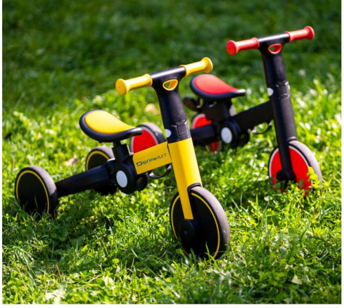 Беговел-велосипед для детей 3 в 1 трансформер с педалями, Delanit, T-801 - интернет-магазин игрушек Minsktoys.by