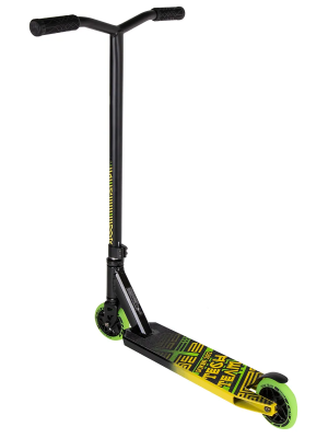 Самокат трюковой Duker 202 black/yellow,Tech Team 040154