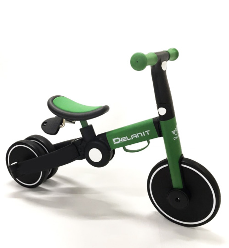 Беговел-велосипед для детей 3 в 1 трансформер с педалями, Delanit, T-801 - интернет-магазин игрушек Minsktoys.by